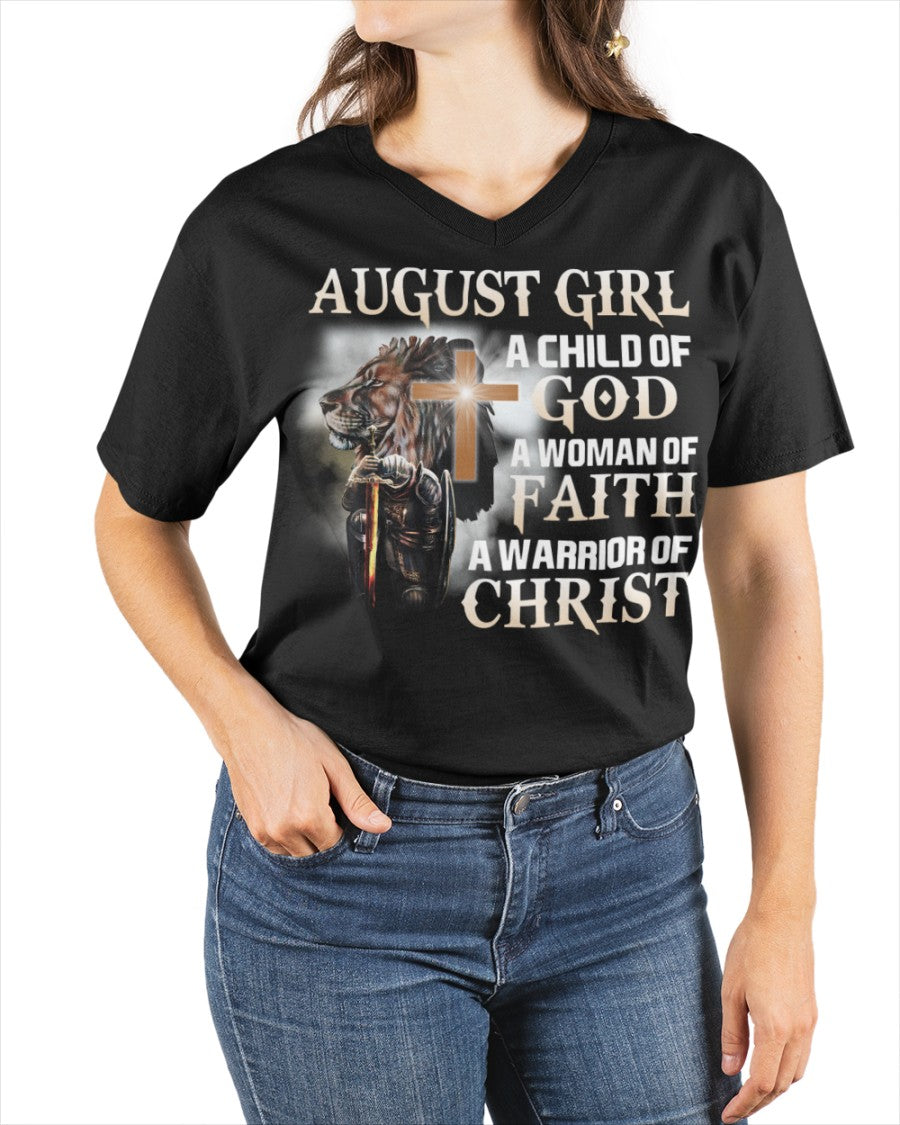 August Girl - A Child of God, A Woman of Faith, A Warrior of Christ - HL08 (SKU09-10-08)