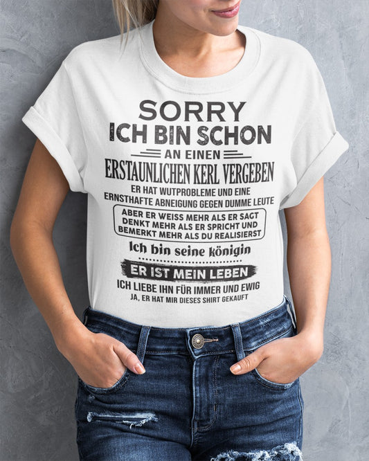 Das ist das perfekte T-Shirt für dich. Er wird sich sehr freuen, wenn du es trägst - (SKU04-136-00)