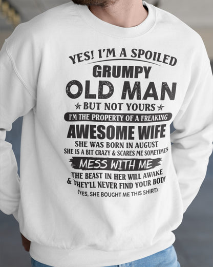 Awesome wife August - Perfect gift for your husband - HL08 (SKU96-68-08)