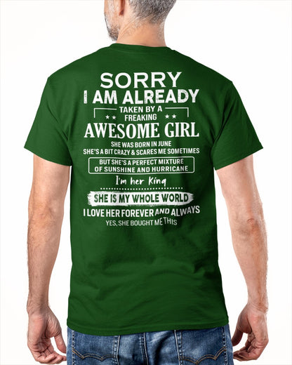 June Awesome Girl - Gifts for your boyfriend, husband - HL06 (SKU.US.01)