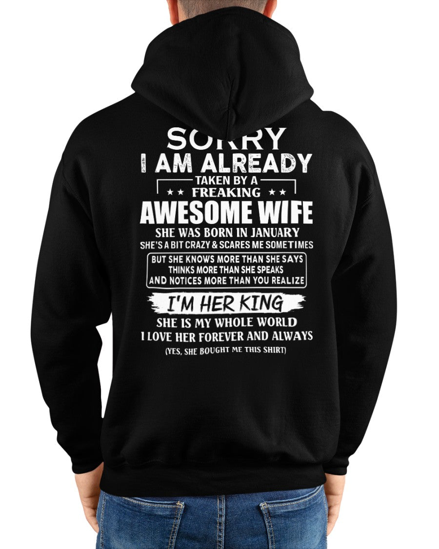 Awesome wife January - Perfect gift for your husband - HL01 (SKU68-79-01)