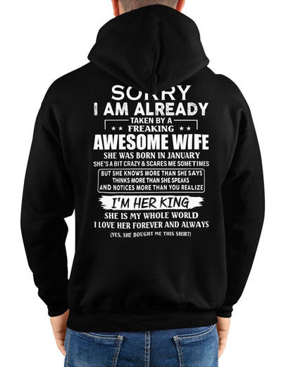 Awesome wife January - Perfect gift for your husband - HL01 (SKU68-79-01)