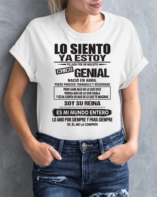 Abril Chico genial - Regalo especial para novia - T04 (SKU04-18)
