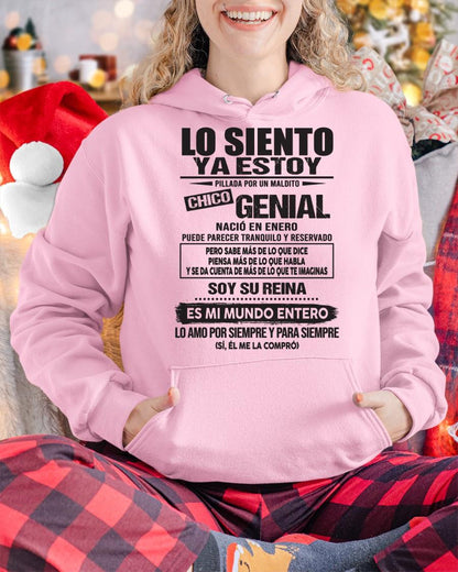 Enero Chico genial - Regalo especial para novia - T01 (SKU04-18)