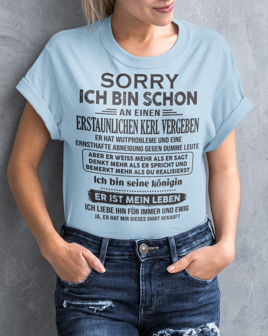 Das ist das perfekte T-Shirt für dich. Er wird sich sehr freuen, wenn du es trägst - (SKU04-136-00)