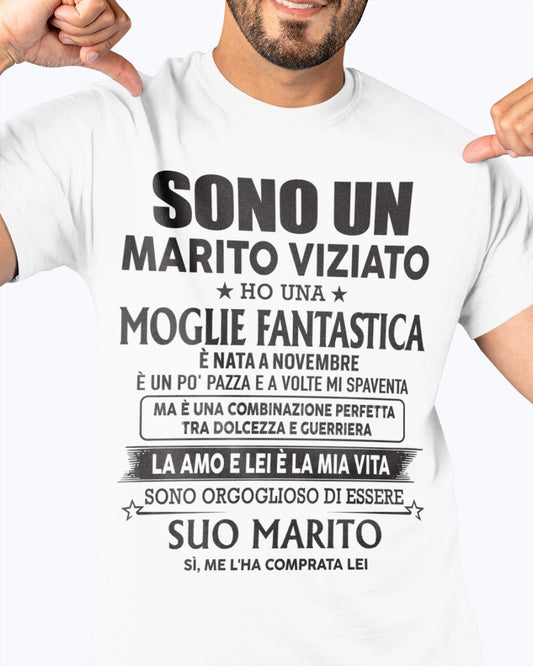 Moglie fantastica nata a novembre – Regalo perfetto per tuo marito – HL11 (SKU06-52-11)