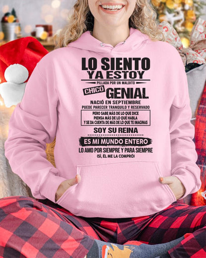 Septiembre - Chico genial Nació en septiembre - Regalo especial para novia - T09 (SKU04-18)