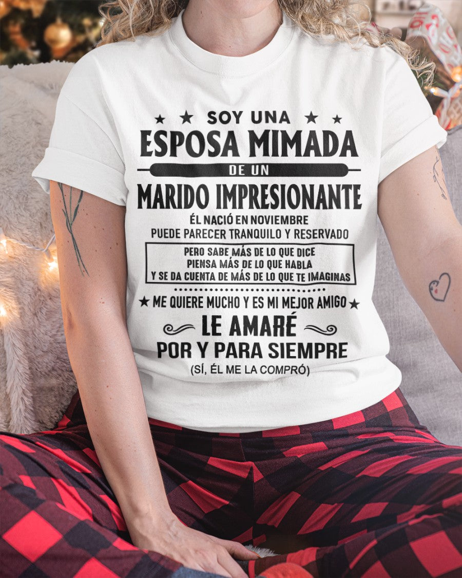 Noviembre Marido Impresionante - Regalo especial para Esposa - T11 (Sku.Tbn16-11)