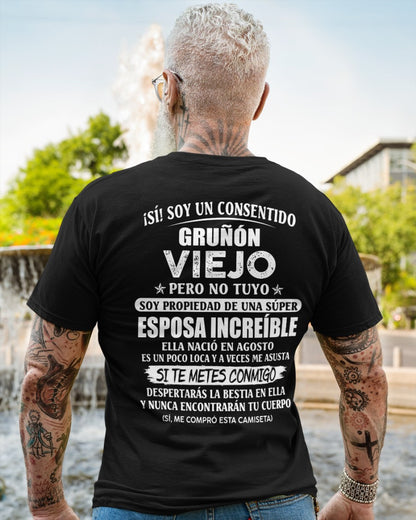 Esposa Increíble Agosto - Regalo especial para tu marido - T08 (SKU07-68-08)