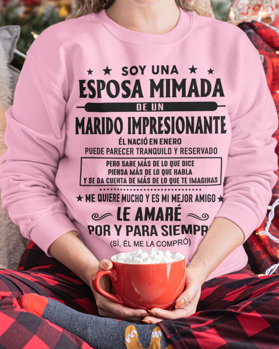 Enero Marido Impresionante - Regalo especial para Esposa - T01 (Sku.Tbn16)