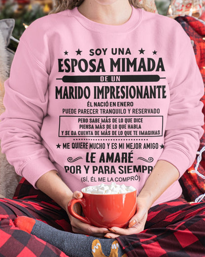 Enero Marido Impresionante - Regalo especial para Esposa - T01 (Sku.Tbn16)