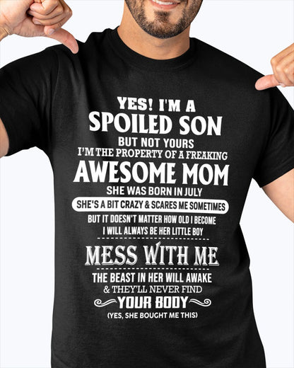 July - Amazing Mom - Perfect Gift For Your Spoiled Son - HL07 (SKU07-40-07)