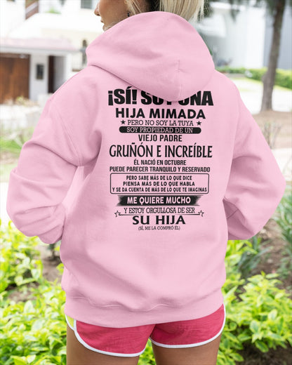 Octubre Padre Increíble - Regalo especial para hija - TBN - T10 (SKU04-109-10)
