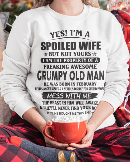 Grumpy Old Man February – Perfect gift for your wife – HL02 (SKU07-16-02)