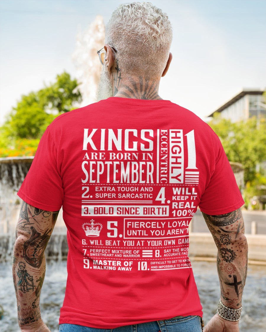 Kings Are Born in September – Bold, Eccentric, and Unforgettable! (SKU06-18-09)
