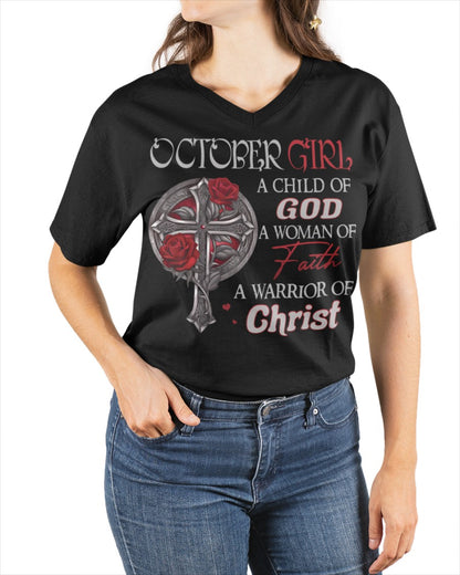 October Girl - A Child of God, A Woman of Faith, A Warrior of Christ - HL10 (SKU06-62-10)