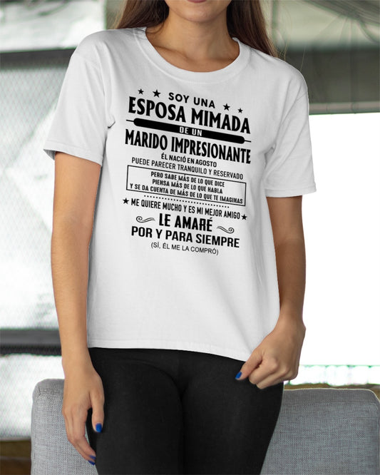 Agosto Marido Impresionante - Regalo especial para Esposa - T08 (Sku.Tbn16)