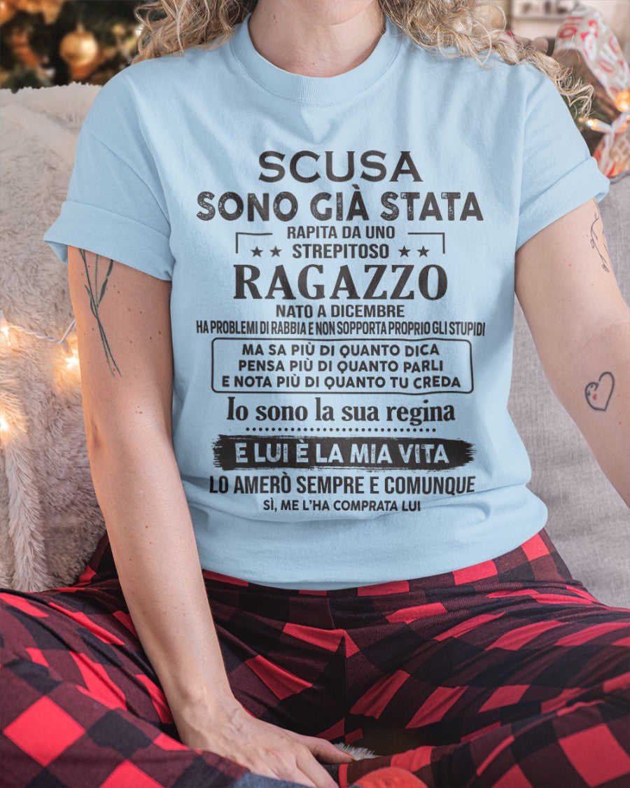 Fidanzato fantastico nato a dicembre – Regalo perfetto per la tua fidanzata – HL12 (SKU05-75-12)