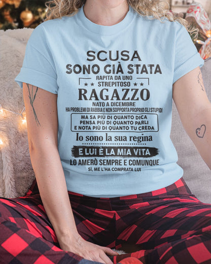 Fidanzato fantastico nato a dicembre – Regalo perfetto per la tua fidanzata – HL12 (SKU05-75-12)