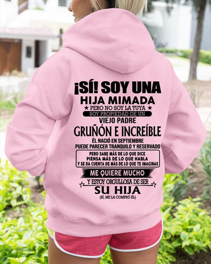 Septiembre Padre Increíble - Regalo especial para hija - TBN - T09 (SKU04-109-09)