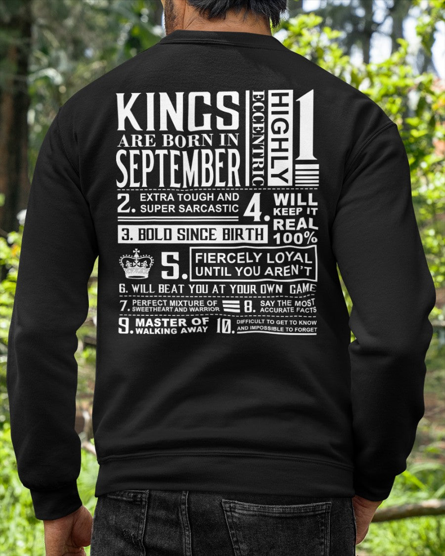 Kings Are Born in September – Bold, Eccentric, and Unforgettable! (SKU06-18-09)