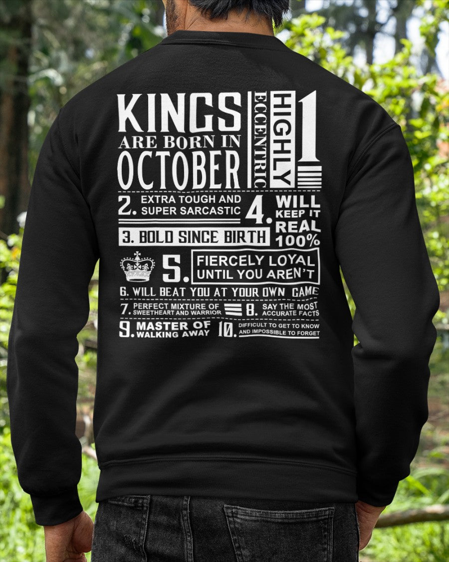 Kings Are Born in October – Bold, Eccentric, and Unforgettable! (SKU06-18-10)