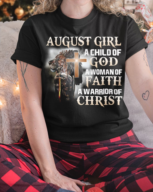 August Girl - A Child of God, A Woman of Faith, A Warrior of Christ - HL08 (SKU09-10-08)