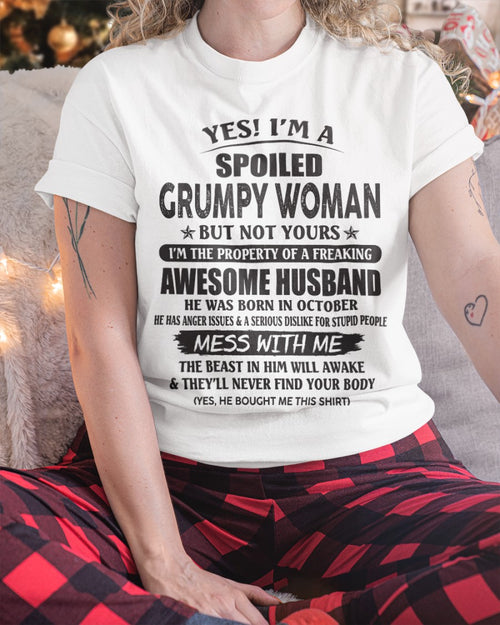 Perfect gift for wife from awesome husband october – HL10 (SKU10-21-10)