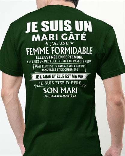 Femme Formidable Septembre – Cadeau Parfait Pour Votre Mari – HL09 (SKU06-56-09)
