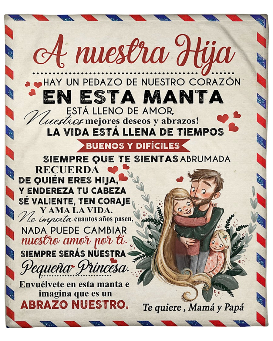 Manta especial para Hija