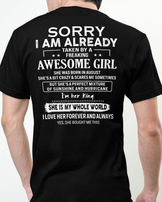 August Awesome Girl - Gifts for your boyfriend, husband - HL08 (SKU.US.01)
