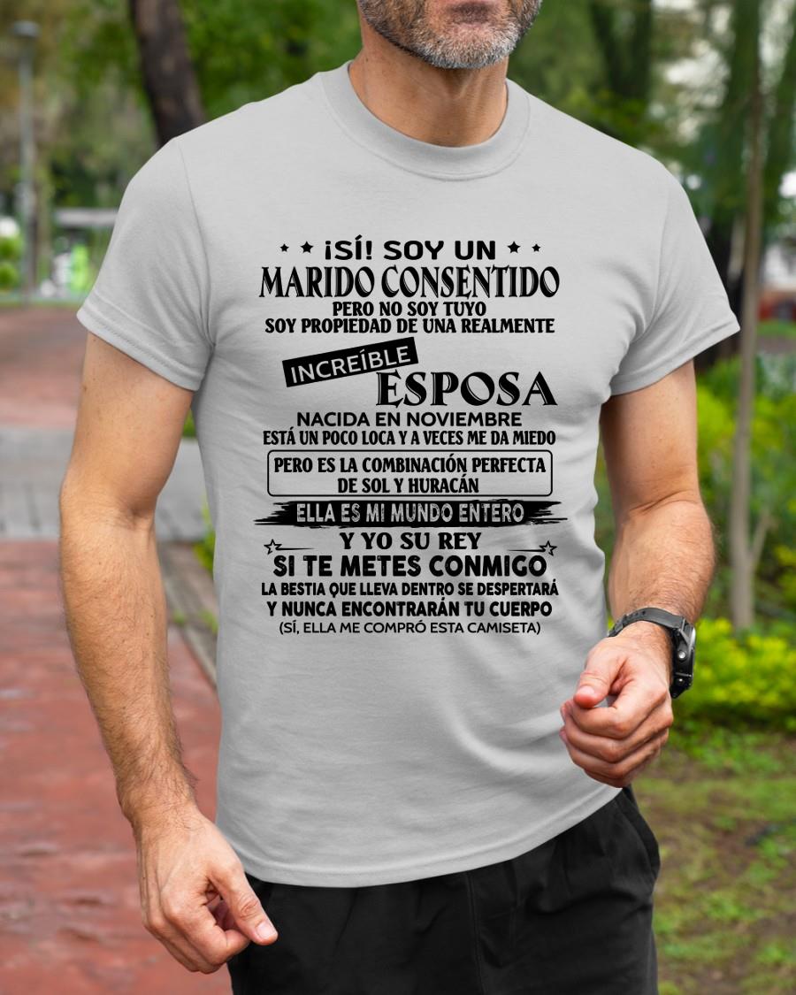 Noviembre - Esposa increíble - Regalo especial para Marido - T11 (Sku.tbnA4)