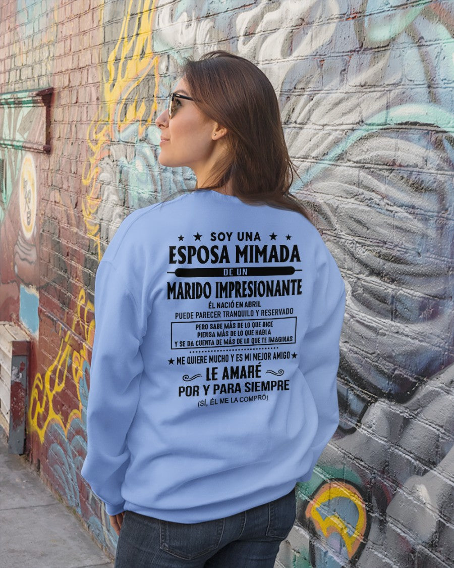 Abril - Marido impresionante nacido en abril - Regalo especial para tu esposa - T04 (SKU05-81-04)