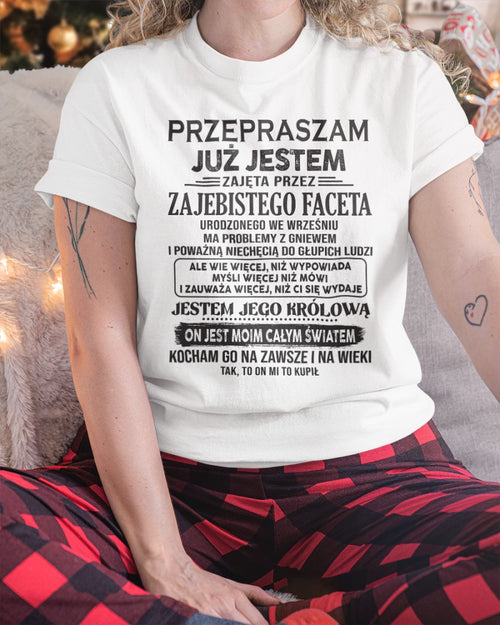 Wrzesień – Wspaniały facet urodzony we wrześniu – Specjalny prezent dla twojej dziewczyny – HL09 (SKU05-11-09)