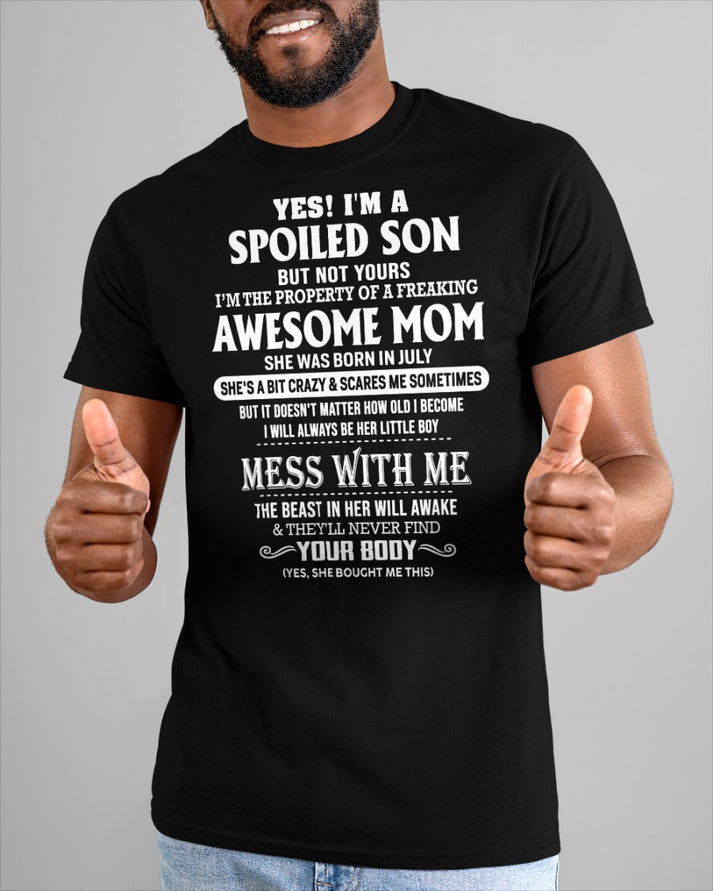 July - Amazing Mom - Perfect Gift For Your Spoiled Son - HL07 (SKU07-40-07)