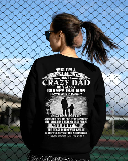January - Gift For Daughter Tshirt - Funny T-shirts For Daughters - Special gift for your daughter - HL01 (SKU2604-47-01)