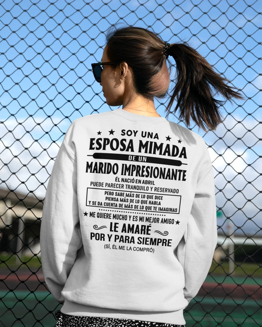 Abril - Marido impresionante nacido en abril - Regalo especial para tu esposa - T04 (SKU05-81-04)