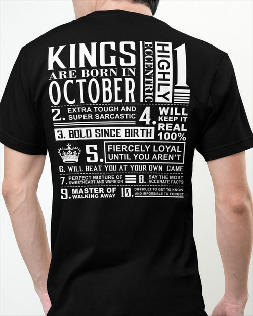 Kings Are Born in October – Bold, Eccentric, and Unforgettable! (SKU06-18-10)