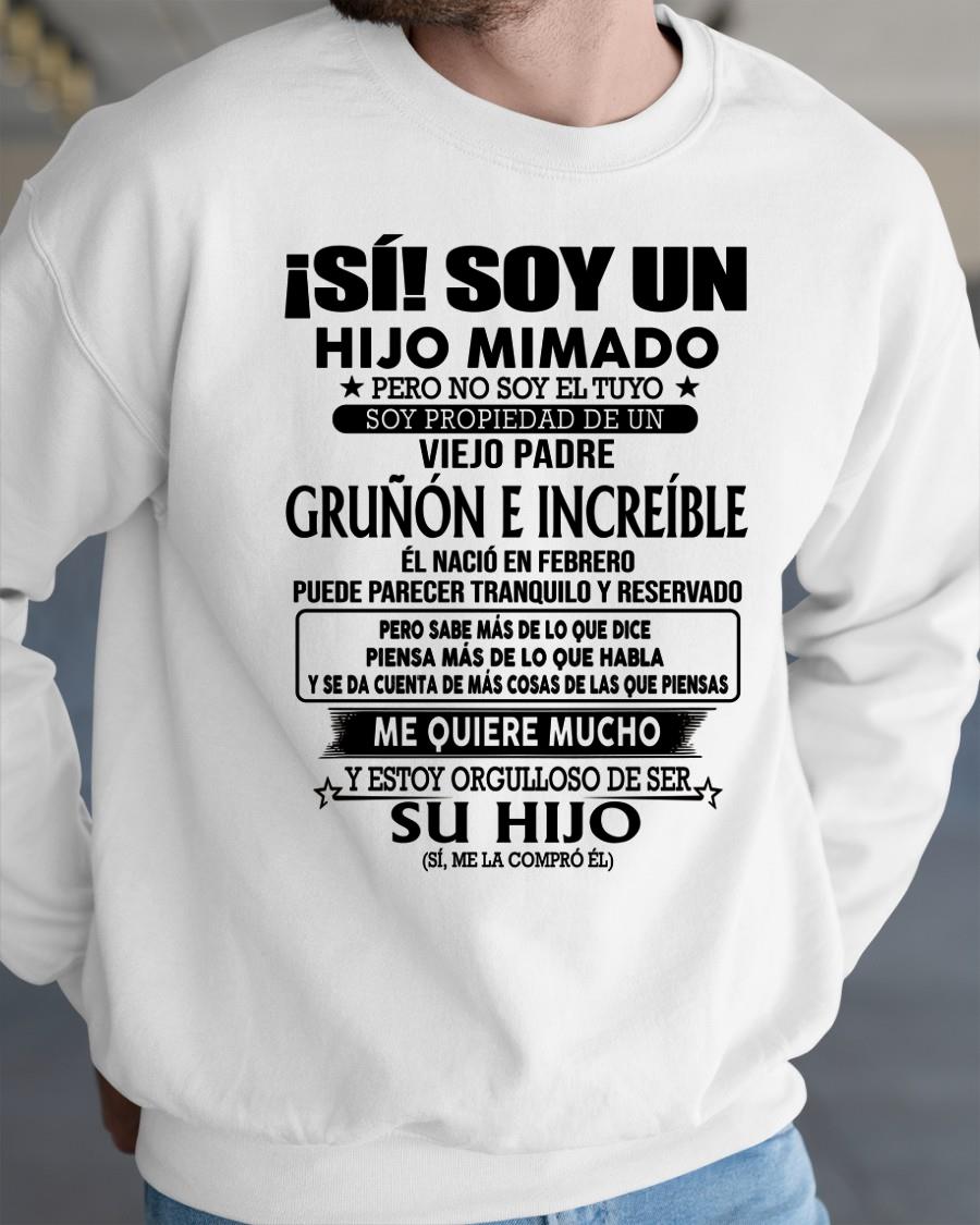 (Febrero) Padre Increíble - Regalo especial para hijo - T02 (Sku.tbn07-02)