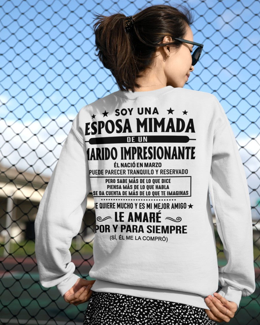 Marzo - Marido impresionante nacido en marzo - Regalo especial para tu esposa - T03 (SKU05-81-03)