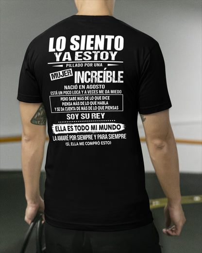 Agosto - Chica genial nació en agosto - Regalo especial para novio, esposo - T08 (SKU09-05-08)