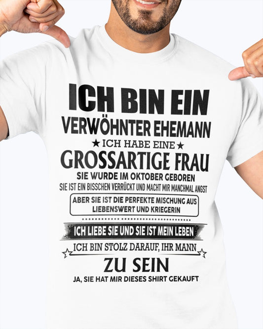 Tolle Frau, geboren im Oktober – Das perfekte Geschenk für deinen Ehemann – HL10 (SKU06-59-10)