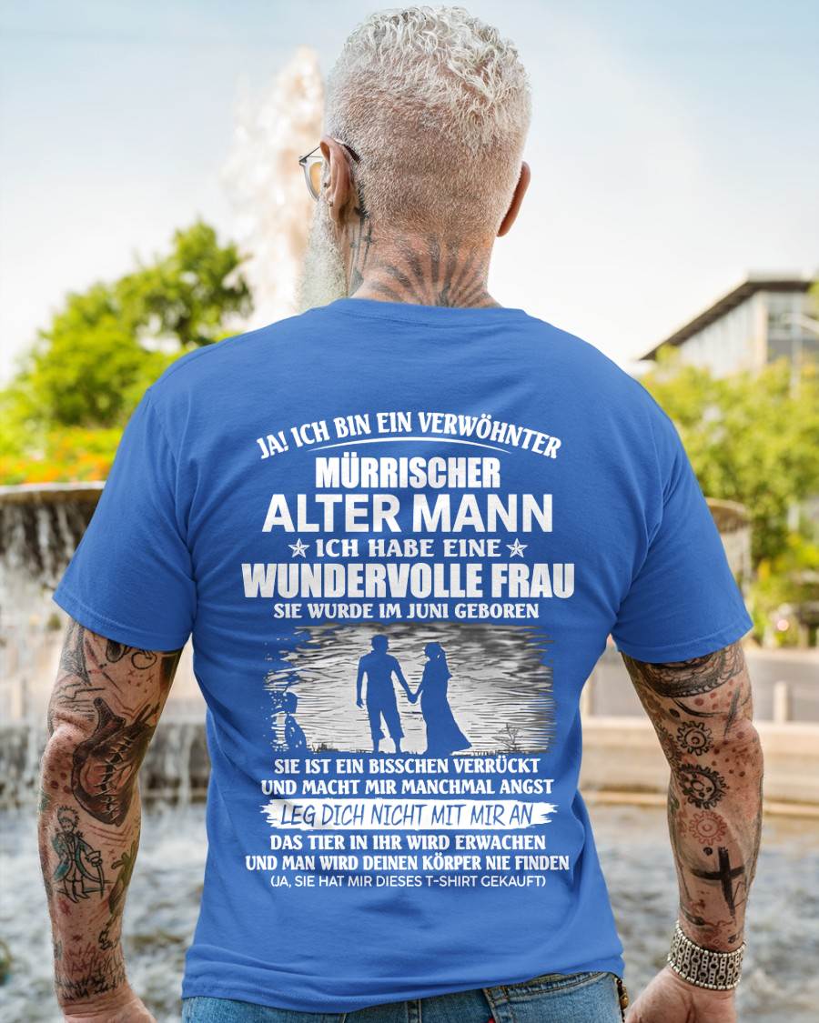Juni Wunderbare Frau – Perfektes Geschenk Für Ihren Ehemann – HL06 (SKU2606-275-06)
