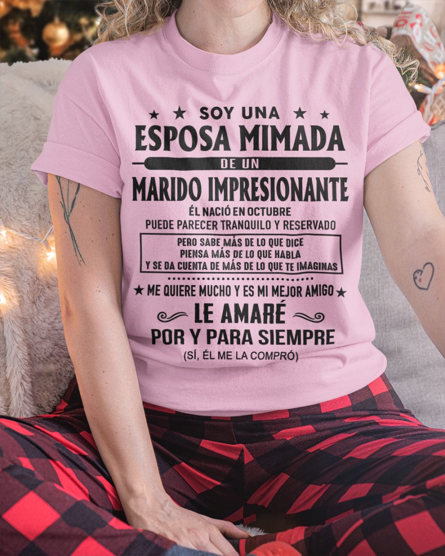 Octubre Marido Impresionante - Regalo especial para Esposa - T10 (Sku.Tbn16-10)