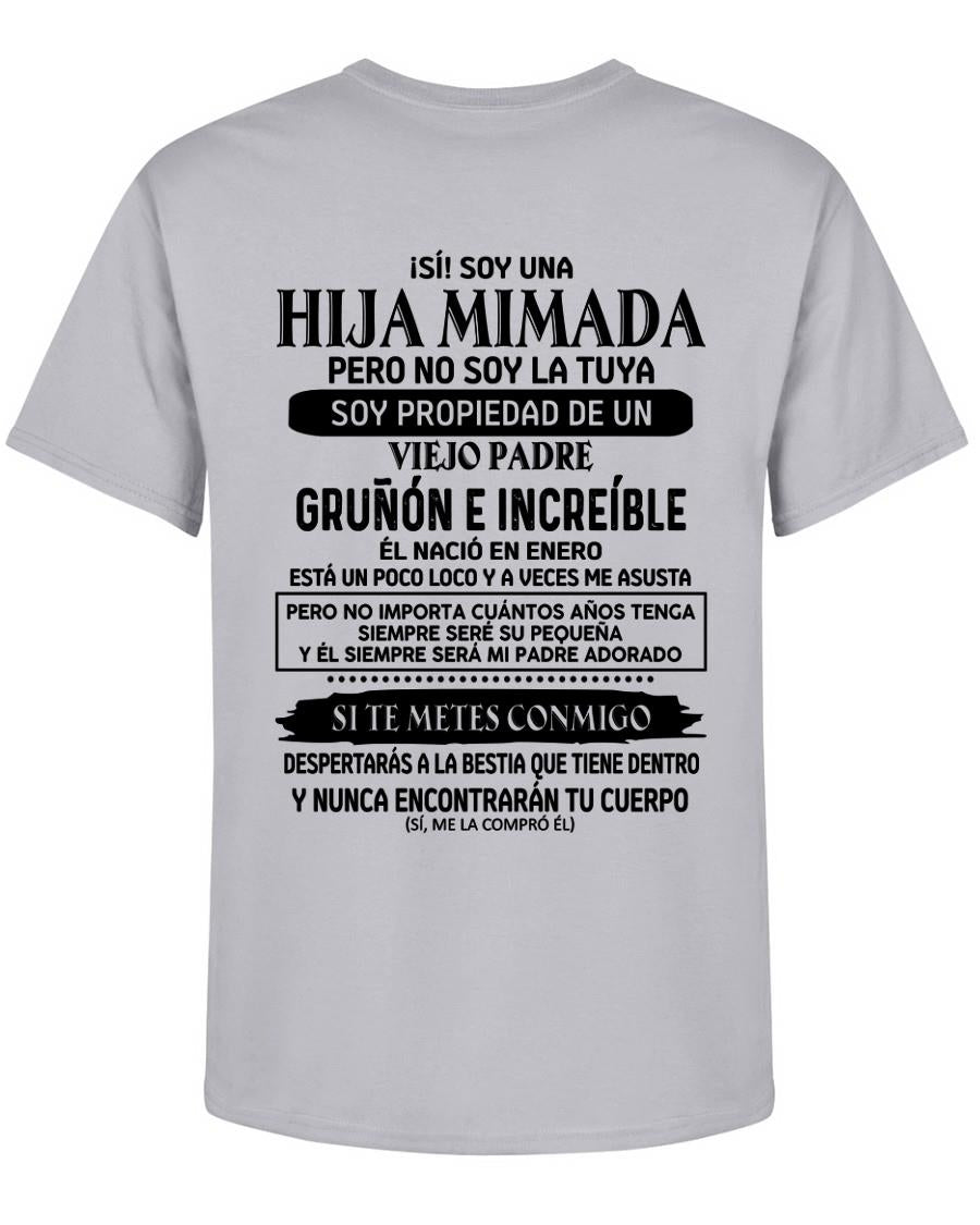 Enero - Padre increíble nacido en enero - Regalo perfecto para tu hija - T01 (SKU05-91-01)