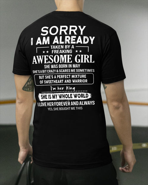 May - Awesome Girlfriend - Special gift for your Boyfriend, Husband - HL05 (SKU04-86)
