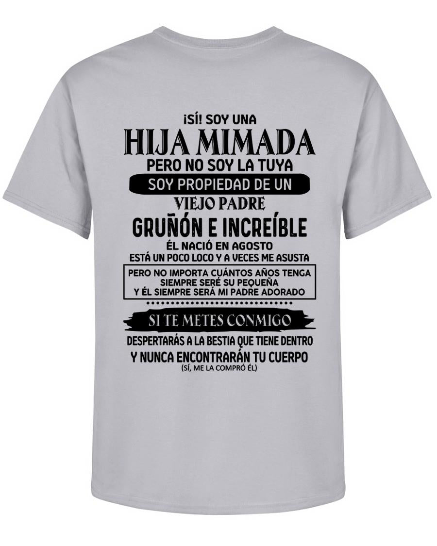 Agosto - Padre increíble nacido en agosto - Regalo perfecto para tu hija - T08 (SKU05-91-08)