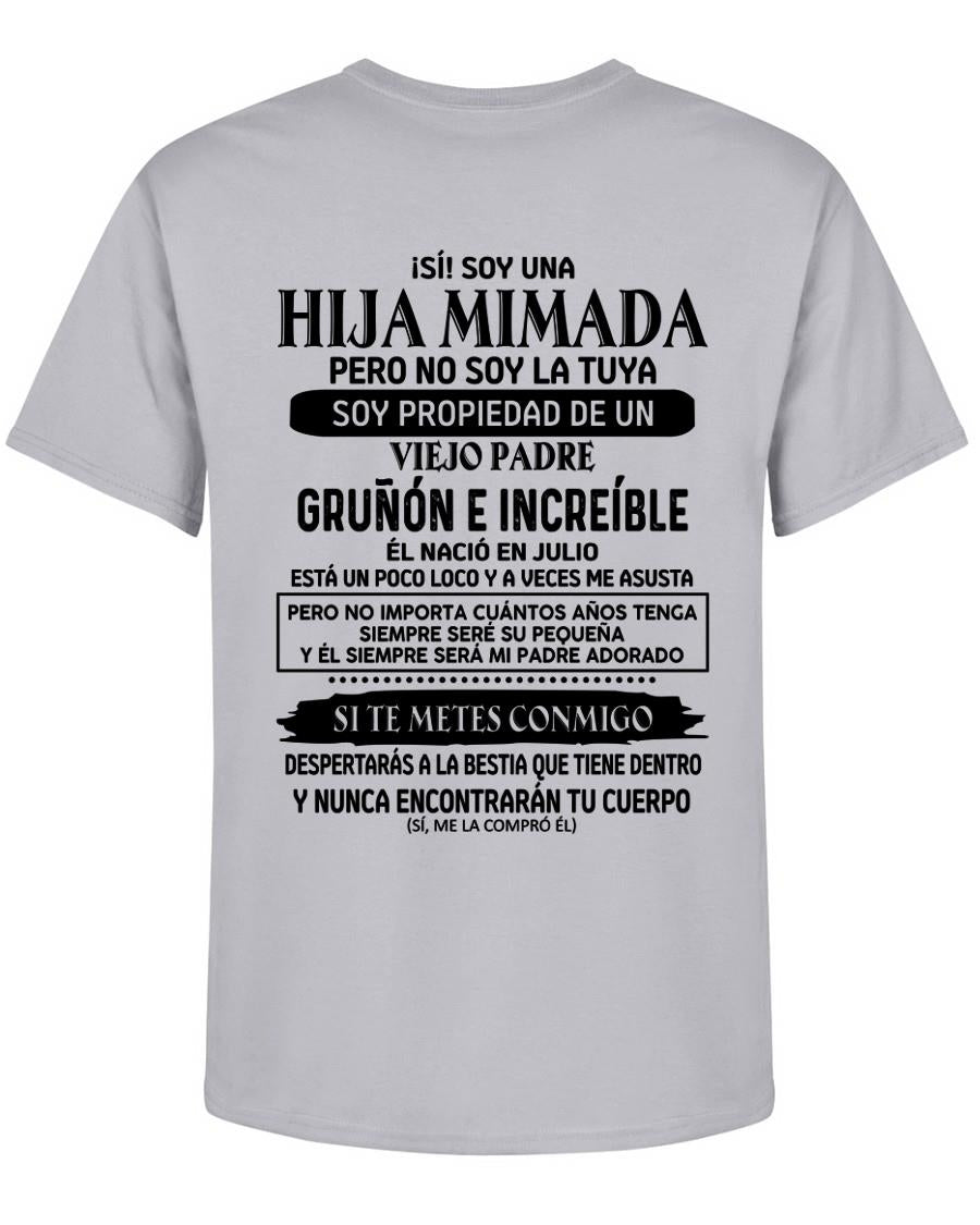Julio - Padre increíble nacido en julio - Regalo perfecto para tu hija - T07 (SKU05-91-07)