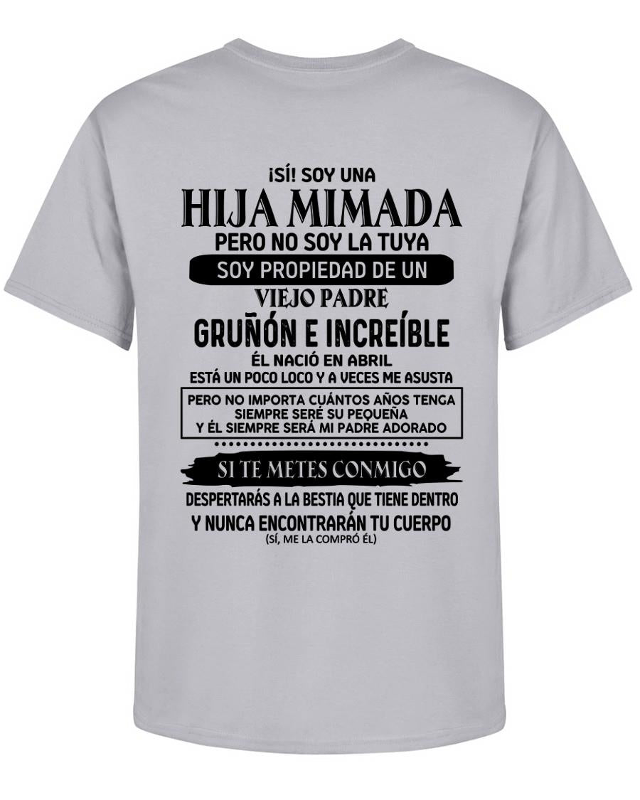 Abril - Padre increíble nacido en abril - Regalo perfecto para tu hija - T04 (SKU05-91-04)