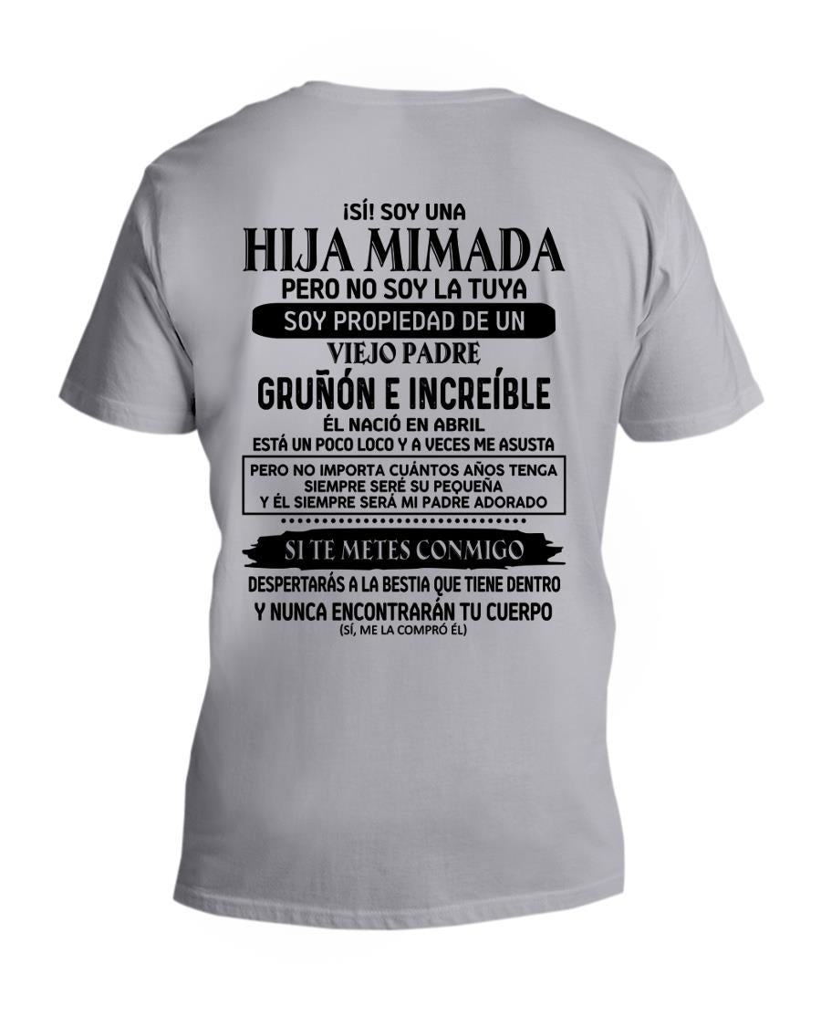 Abril - Padre increíble nacido en abril - Regalo perfecto para tu hija - T04 (SKU05-91-04)
